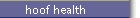 hoof health